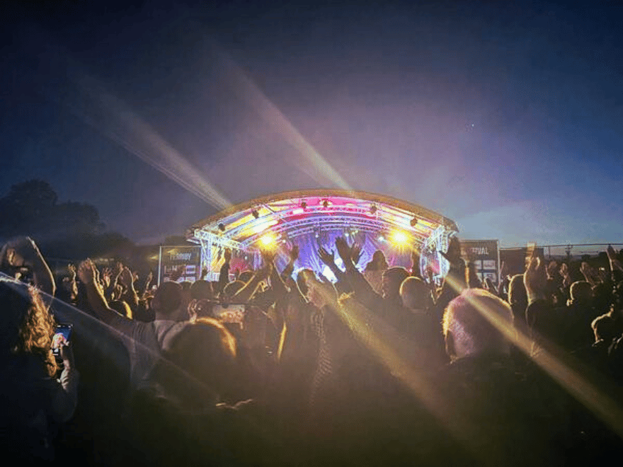 The Main stage at Ferriby Festival 2023