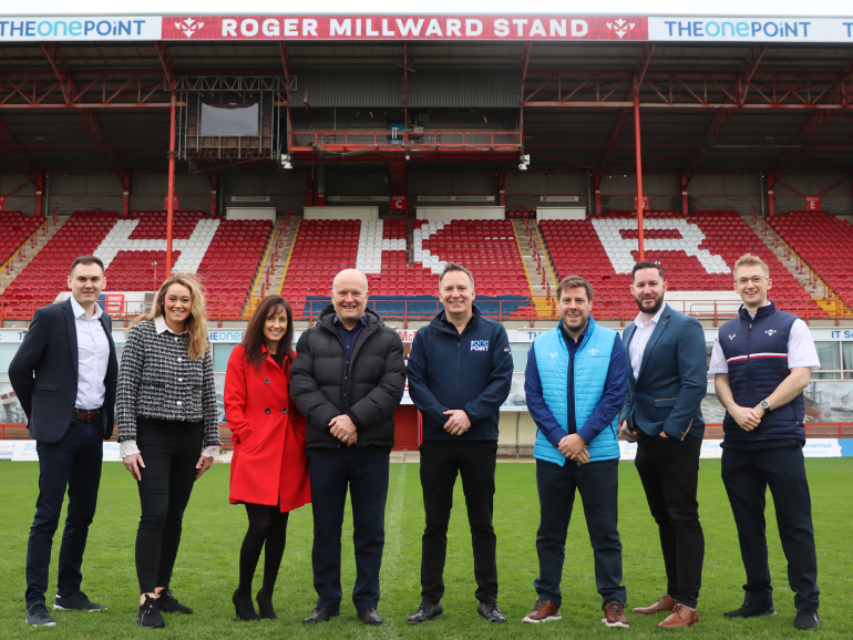 Hull KR stand sponsored by The One Point