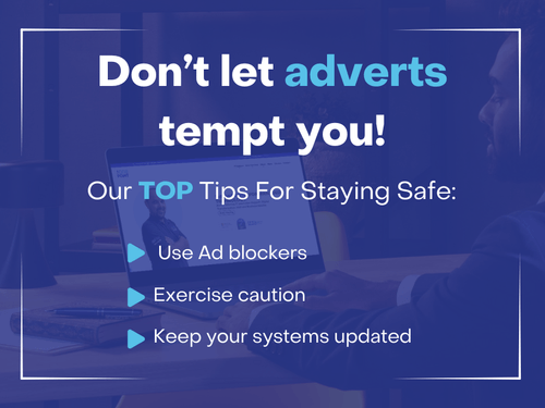 Don't let adverts tempt you!
