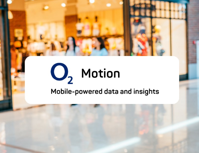 o2 motion in a retail environment