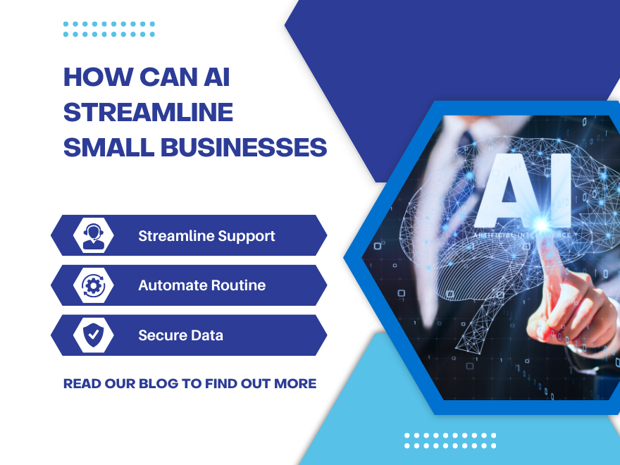 How can AI streamline small businesses?