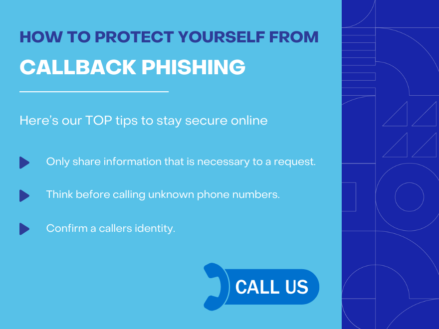 Callback Phishing - Stay Safe